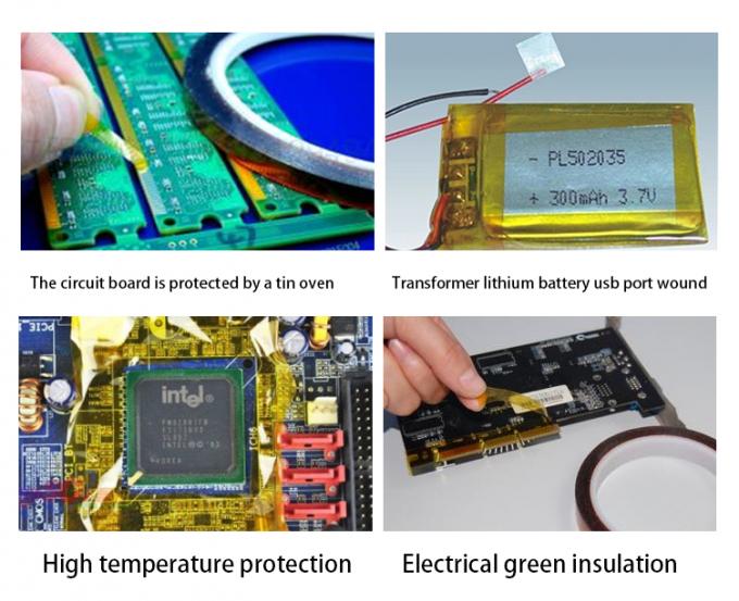 Insulation Kapton Polyimide Tape 33/66m Heat Resistant No Residue Easy Peel