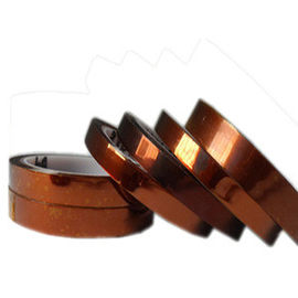 Gold Kapton Polyimide Tape , 3D Printer Platform / BGA Heating Polyimide Adhesive Tape