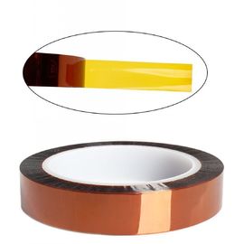 Self Adhesive Tawny Kapton Polyimide Tape , Electric Task Kapton Polyimide Film Tape