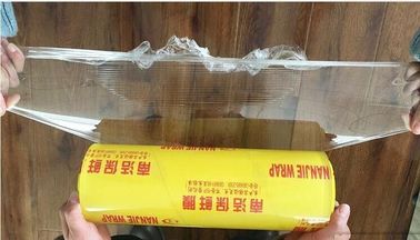 Clear Shrink Pe Cling Film For Fresh Vegetables Wrap Packaging Customized Size