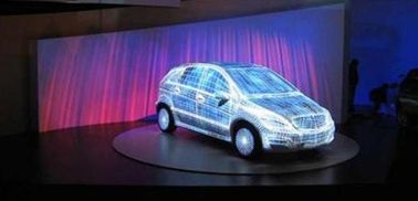 Display Sticky Screen Rear Projection Film , Thick Clear Holographic Adhesive Film